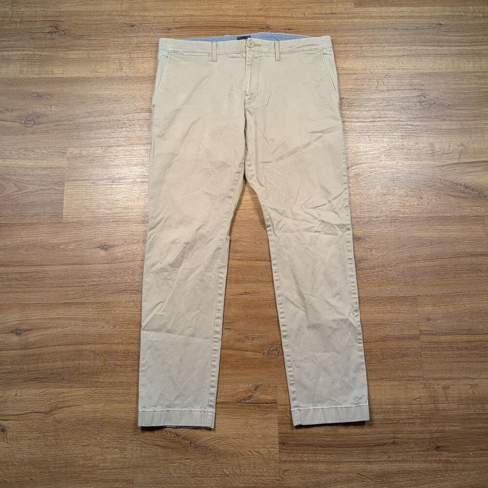 J.Crew 484 Slim Fit Chino Pants Mens 33x30(29) Beige Business Casual Khakis